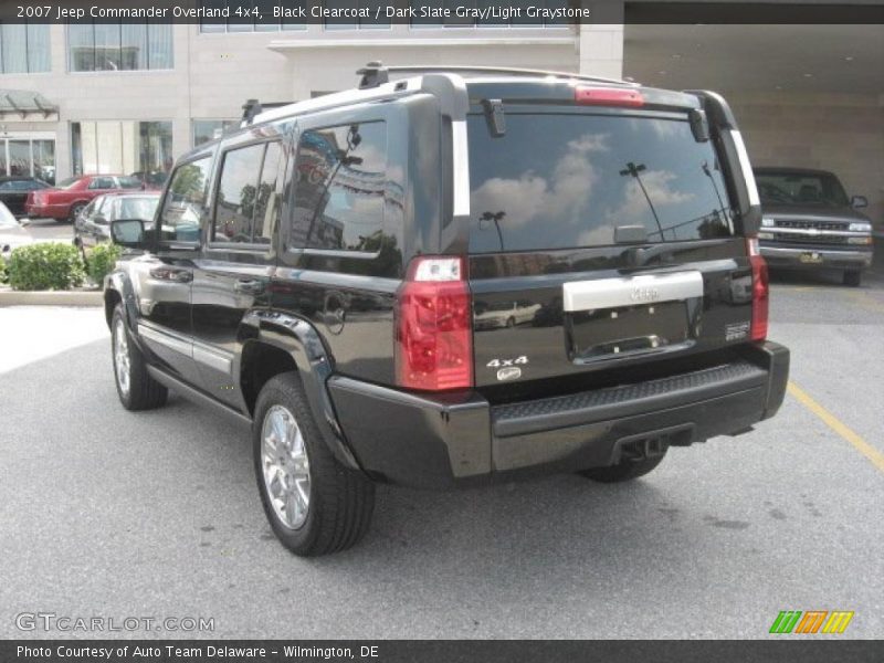 Black Clearcoat / Dark Slate Gray/Light Graystone 2007 Jeep Commander Overland 4x4