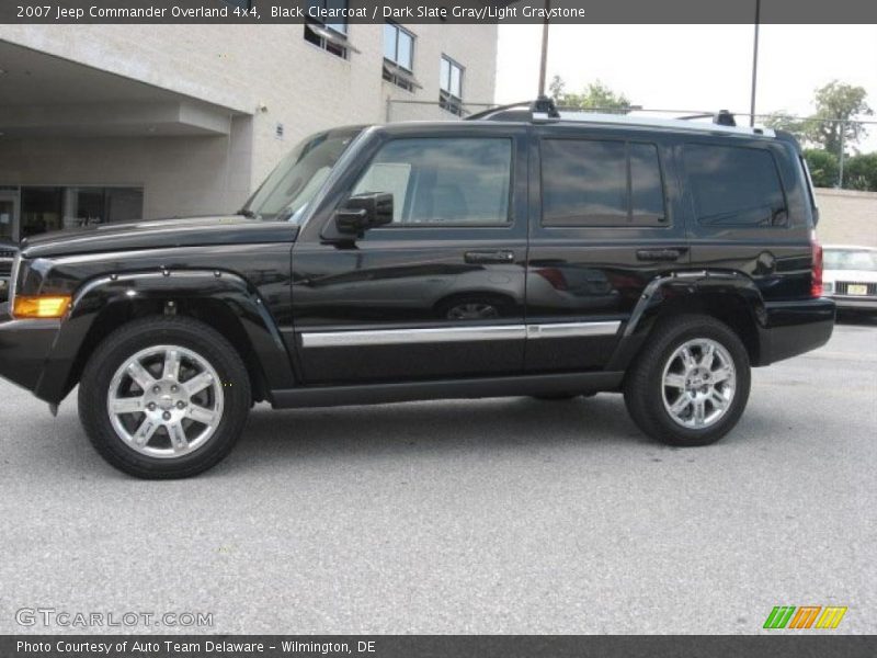Black Clearcoat / Dark Slate Gray/Light Graystone 2007 Jeep Commander Overland 4x4