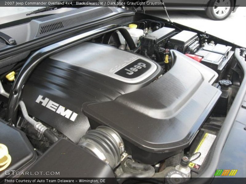 Black Clearcoat / Dark Slate Gray/Light Graystone 2007 Jeep Commander Overland 4x4