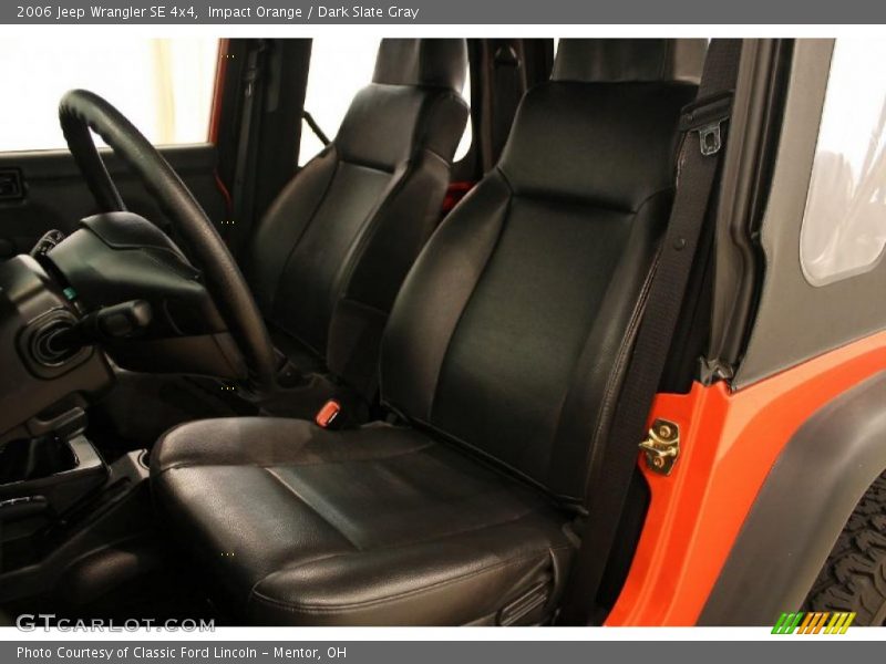 Impact Orange / Dark Slate Gray 2006 Jeep Wrangler SE 4x4