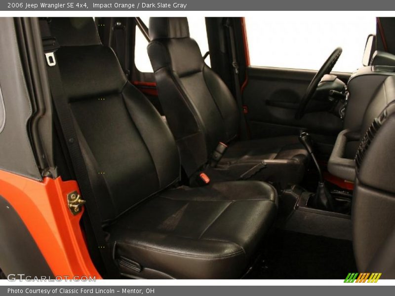 Impact Orange / Dark Slate Gray 2006 Jeep Wrangler SE 4x4