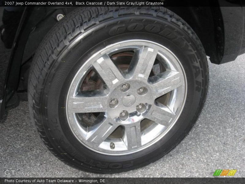 Black Clearcoat / Dark Slate Gray/Light Graystone 2007 Jeep Commander Overland 4x4