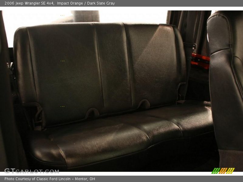 Impact Orange / Dark Slate Gray 2006 Jeep Wrangler SE 4x4