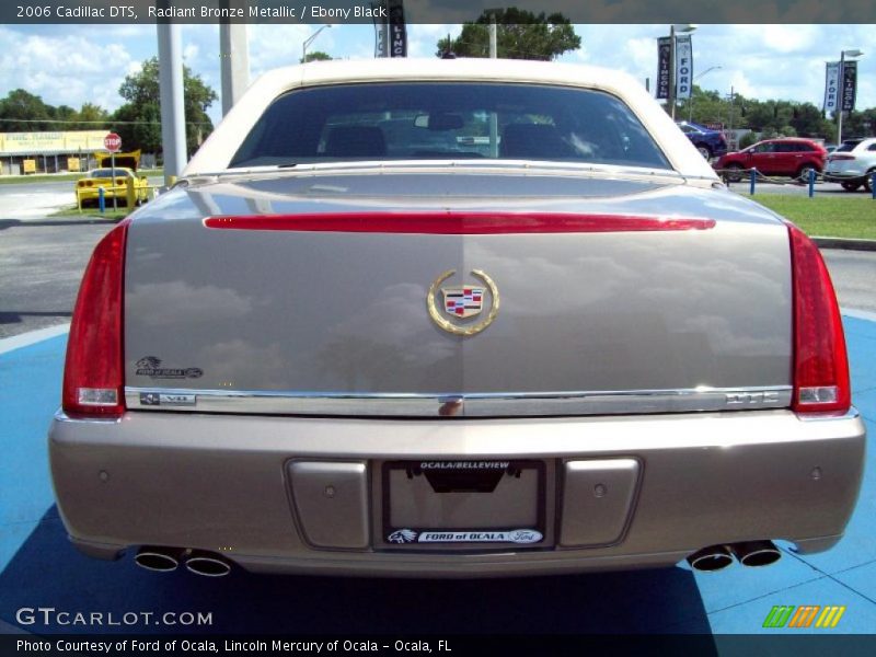 Radiant Bronze Metallic / Ebony Black 2006 Cadillac DTS