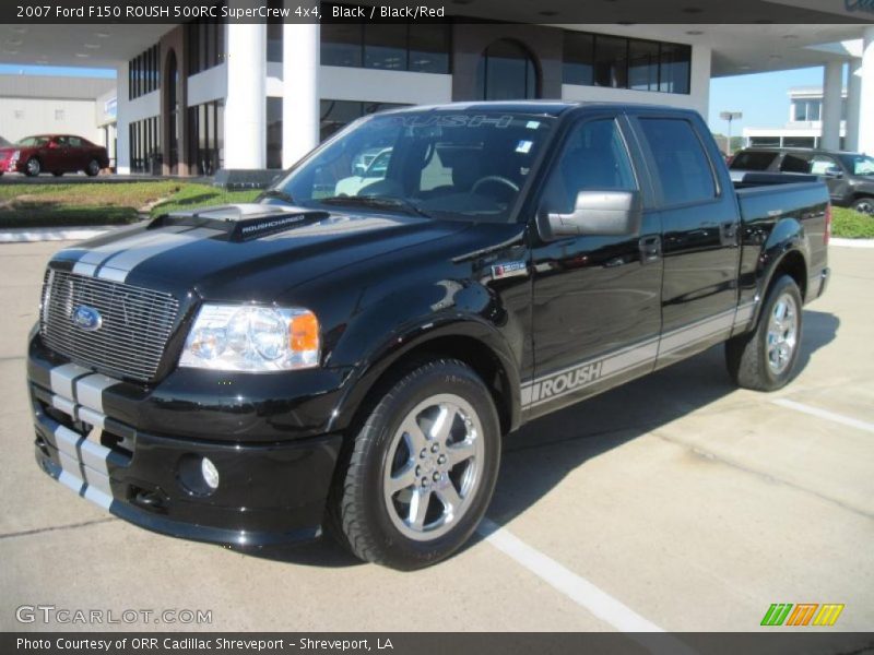 Black / Black/Red 2007 Ford F150 ROUSH 500RC SuperCrew 4x4