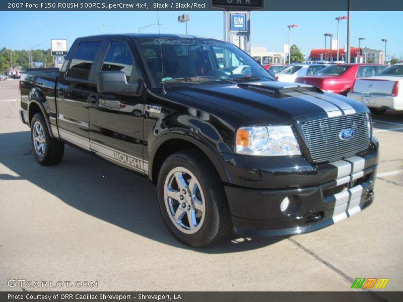 Black / Black/Red 2007 Ford F150 ROUSH 500RC SuperCrew 4x4