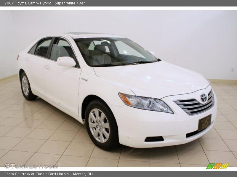 Super White / Ash 2007 Toyota Camry Hybrid