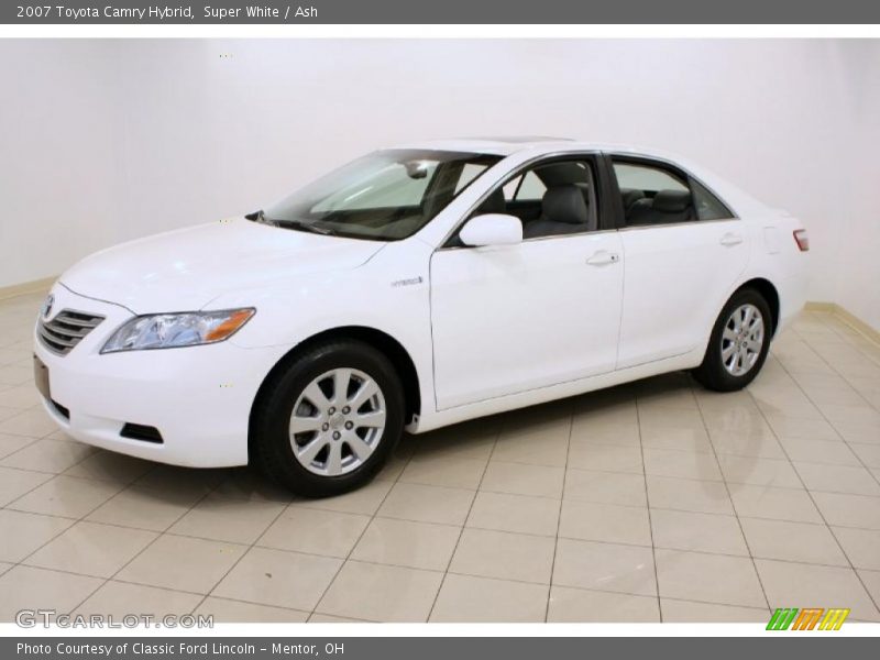 Super White / Ash 2007 Toyota Camry Hybrid