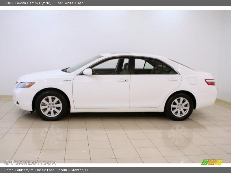Super White / Ash 2007 Toyota Camry Hybrid