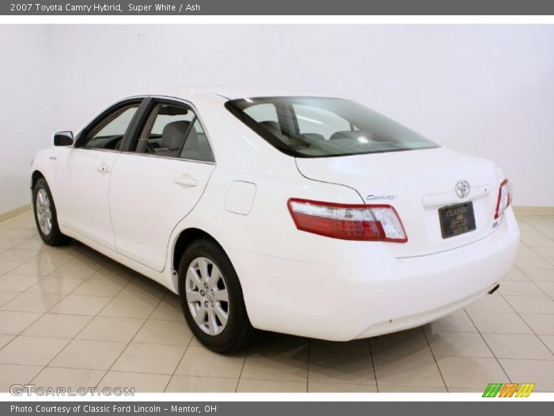 Super White / Ash 2007 Toyota Camry Hybrid