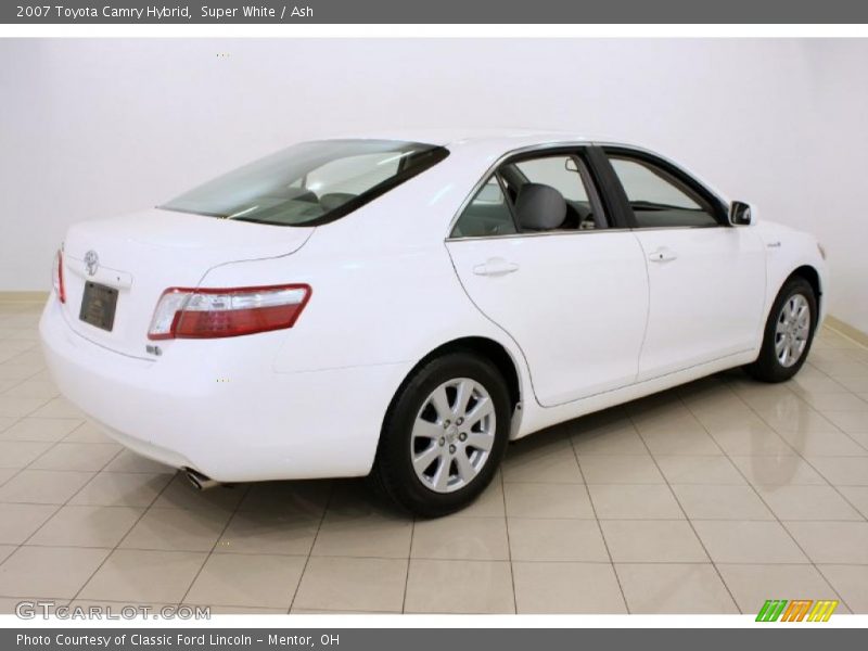 Super White / Ash 2007 Toyota Camry Hybrid