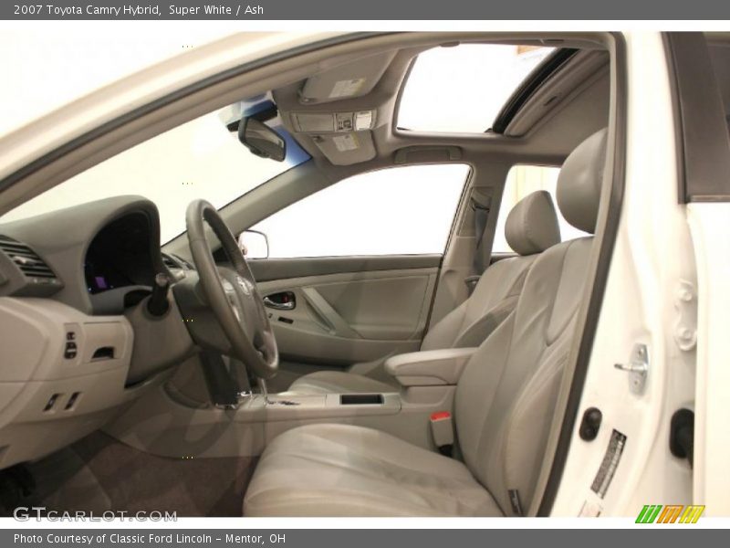 Super White / Ash 2007 Toyota Camry Hybrid