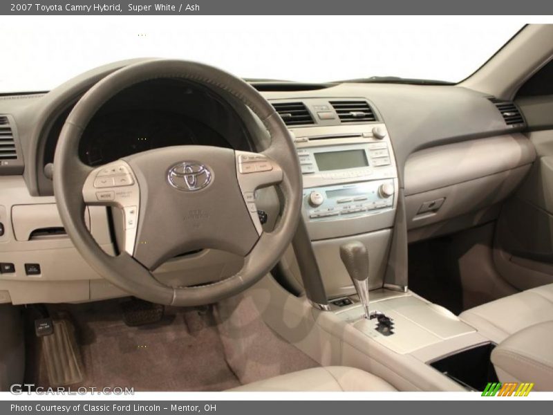 Super White / Ash 2007 Toyota Camry Hybrid