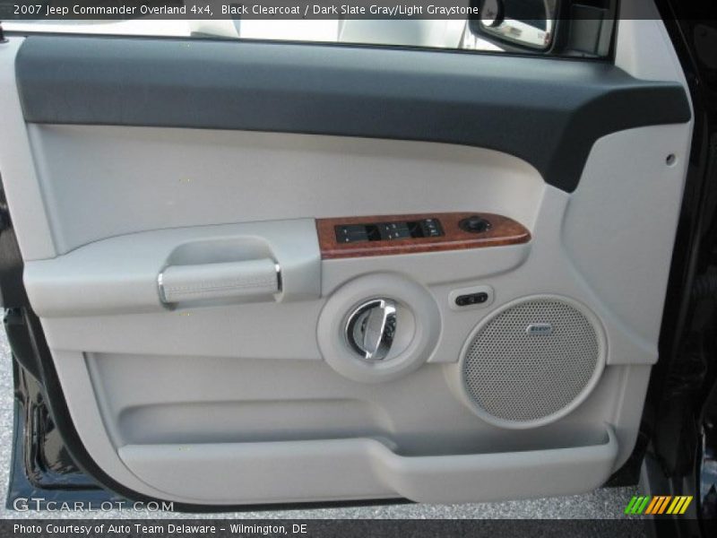 Black Clearcoat / Dark Slate Gray/Light Graystone 2007 Jeep Commander Overland 4x4
