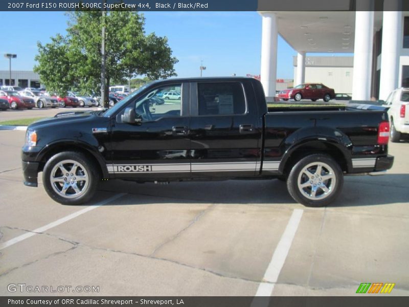 Black / Black/Red 2007 Ford F150 ROUSH 500RC SuperCrew 4x4