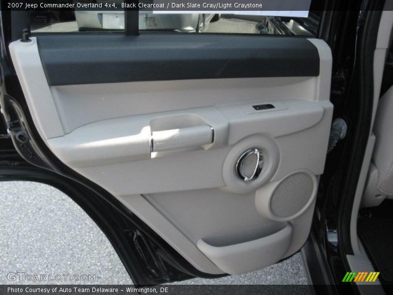 Black Clearcoat / Dark Slate Gray/Light Graystone 2007 Jeep Commander Overland 4x4