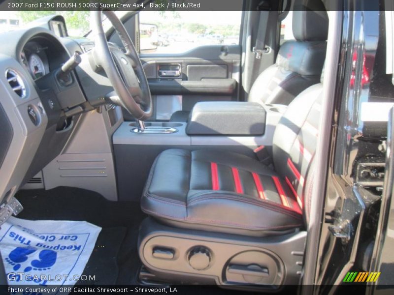 Black / Black/Red 2007 Ford F150 ROUSH 500RC SuperCrew 4x4