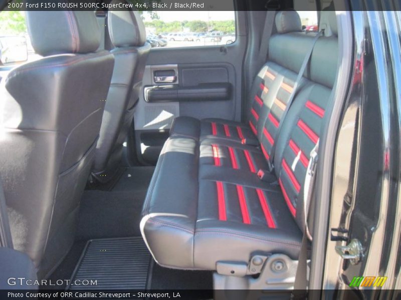 Black / Black/Red 2007 Ford F150 ROUSH 500RC SuperCrew 4x4
