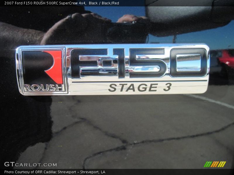 Black / Black/Red 2007 Ford F150 ROUSH 500RC SuperCrew 4x4