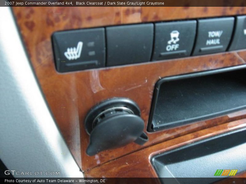 Black Clearcoat / Dark Slate Gray/Light Graystone 2007 Jeep Commander Overland 4x4