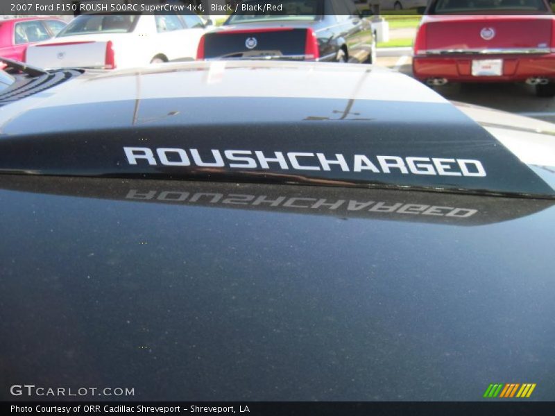 Black / Black/Red 2007 Ford F150 ROUSH 500RC SuperCrew 4x4