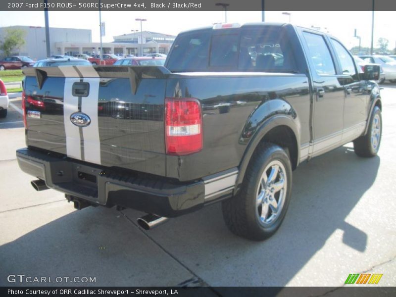 Black / Black/Red 2007 Ford F150 ROUSH 500RC SuperCrew 4x4