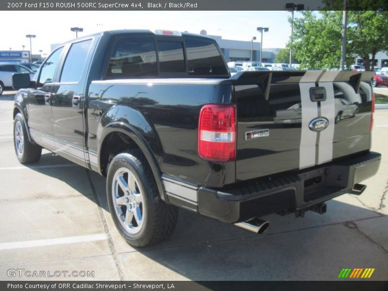 Black / Black/Red 2007 Ford F150 ROUSH 500RC SuperCrew 4x4