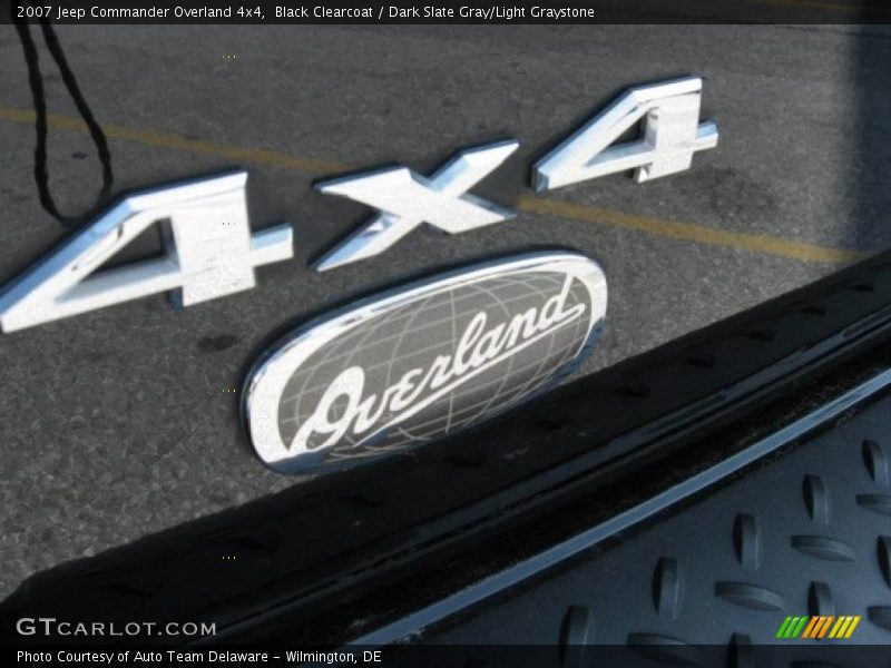 Black Clearcoat / Dark Slate Gray/Light Graystone 2007 Jeep Commander Overland 4x4