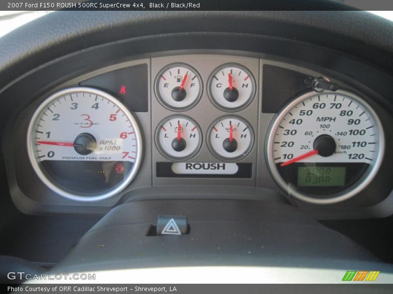 Black / Black/Red 2007 Ford F150 ROUSH 500RC SuperCrew 4x4