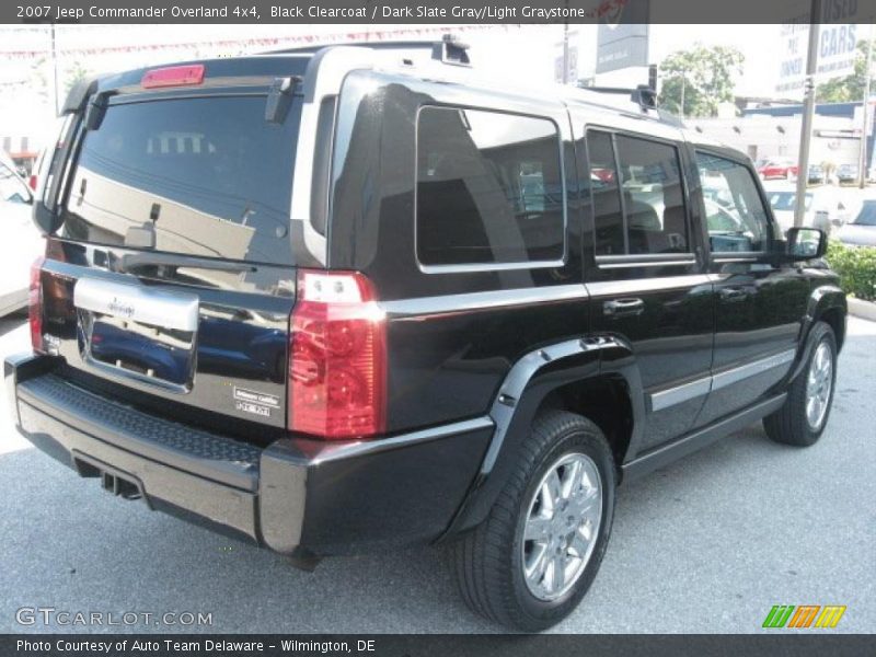 Black Clearcoat / Dark Slate Gray/Light Graystone 2007 Jeep Commander Overland 4x4