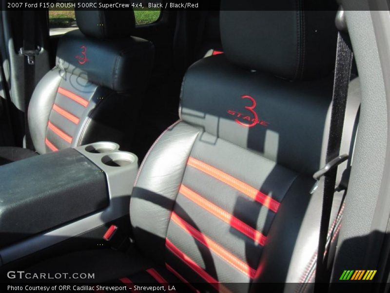 Black / Black/Red 2007 Ford F150 ROUSH 500RC SuperCrew 4x4