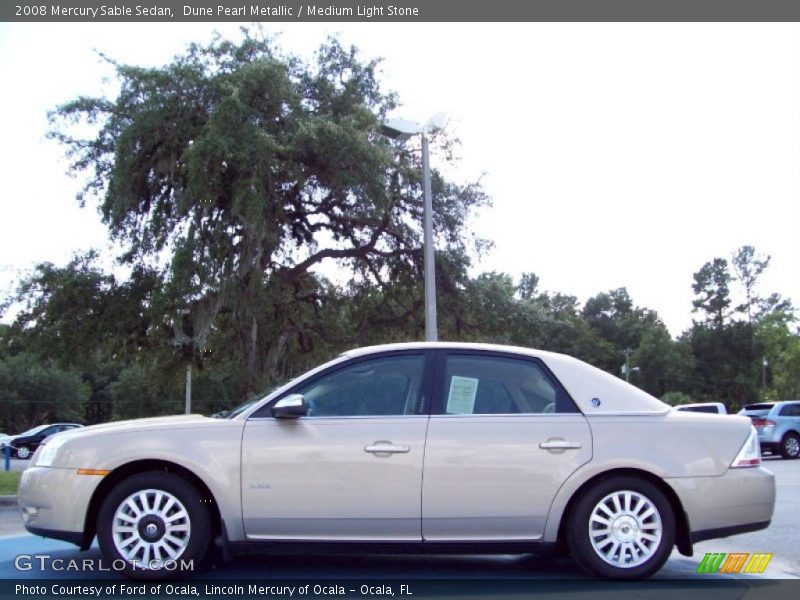 Dune Pearl Metallic / Medium Light Stone 2008 Mercury Sable Sedan