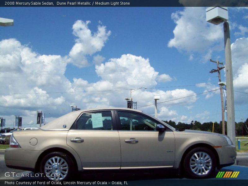 Dune Pearl Metallic / Medium Light Stone 2008 Mercury Sable Sedan