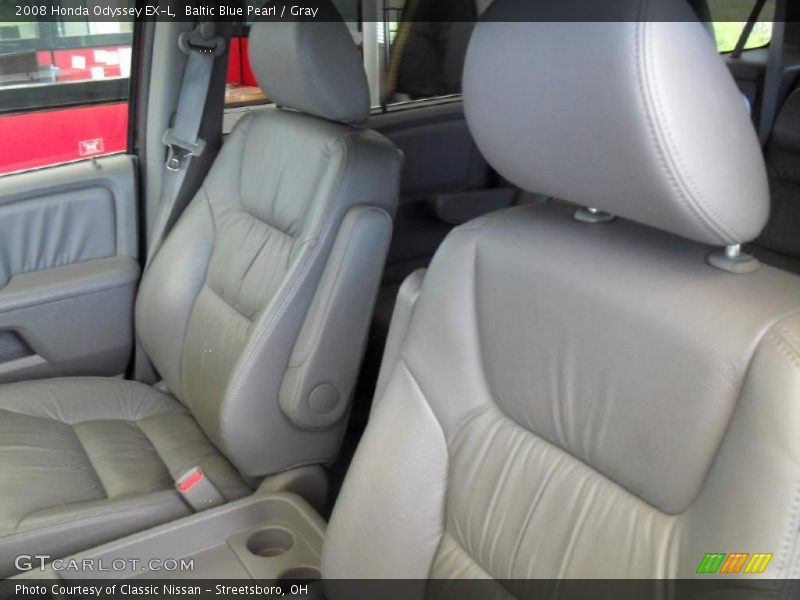 Baltic Blue Pearl / Gray 2008 Honda Odyssey EX-L