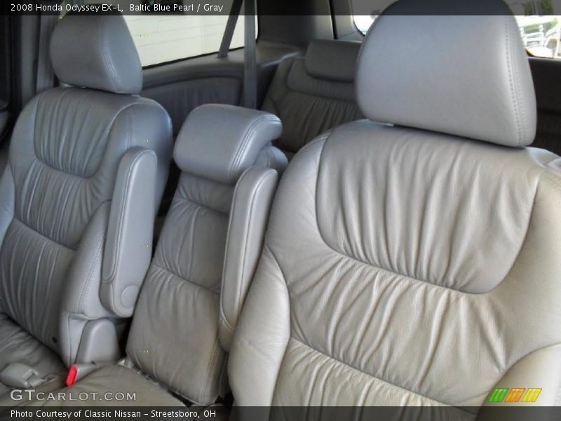 Baltic Blue Pearl / Gray 2008 Honda Odyssey EX-L