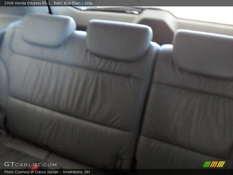 Baltic Blue Pearl / Gray 2008 Honda Odyssey EX-L