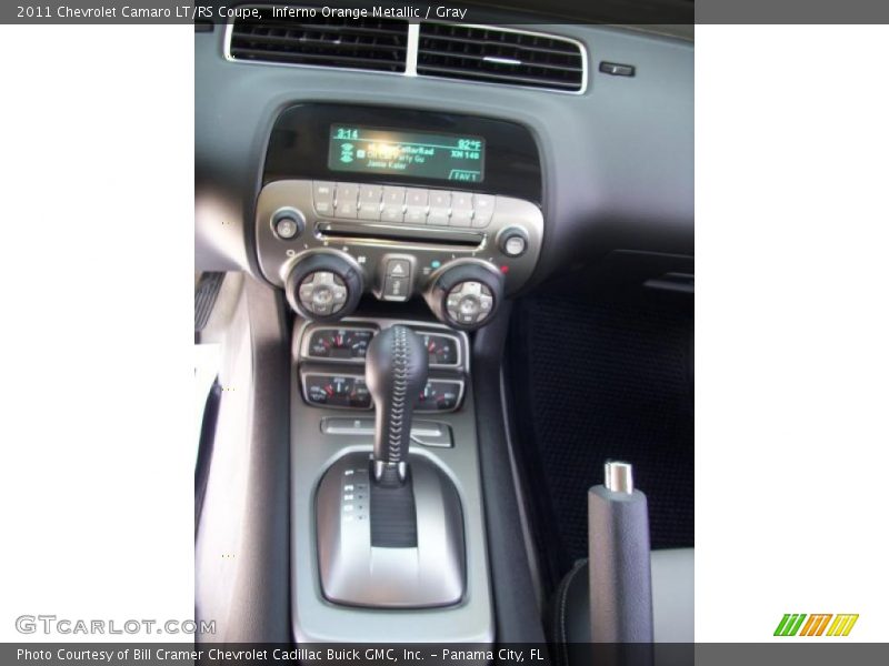 Inferno Orange Metallic / Gray 2011 Chevrolet Camaro LT/RS Coupe