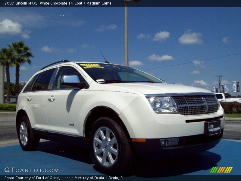 White Chocolate Tri Coat / Medium Camel 2007 Lincoln MKX
