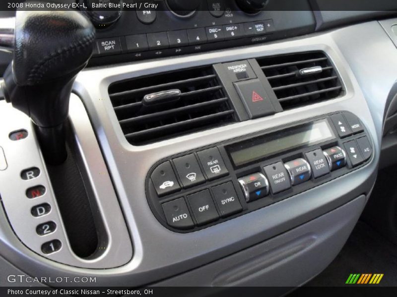 Baltic Blue Pearl / Gray 2008 Honda Odyssey EX-L