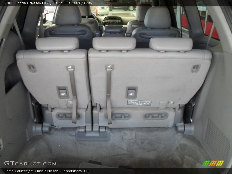 Baltic Blue Pearl / Gray 2008 Honda Odyssey EX-L