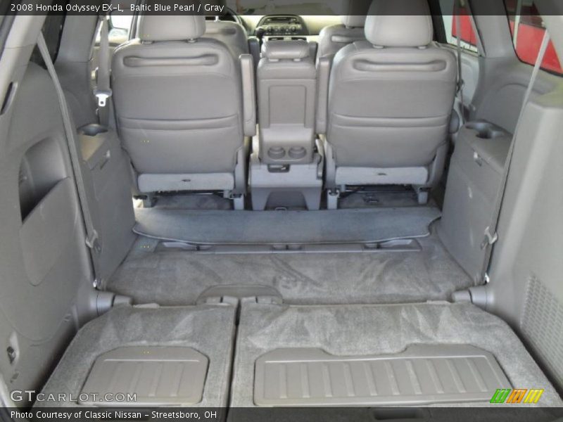 Baltic Blue Pearl / Gray 2008 Honda Odyssey EX-L