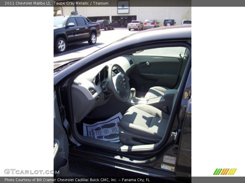 Taupe Gray Metallic / Titanium 2011 Chevrolet Malibu LS