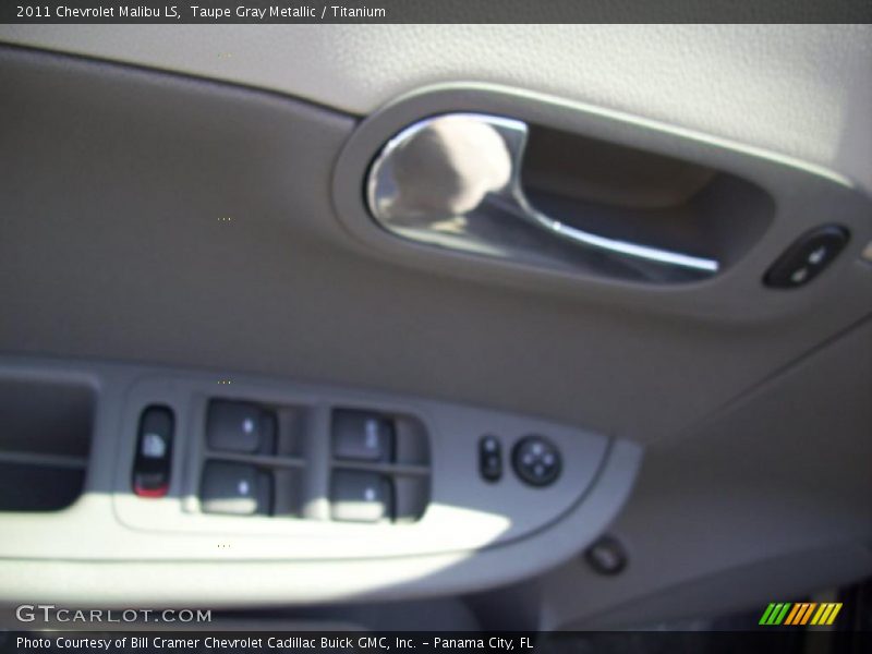 Taupe Gray Metallic / Titanium 2011 Chevrolet Malibu LS