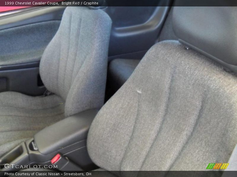 Bright Red / Graphite 1999 Chevrolet Cavalier Coupe