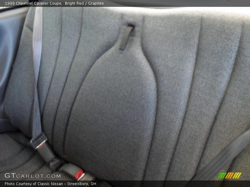 Bright Red / Graphite 1999 Chevrolet Cavalier Coupe