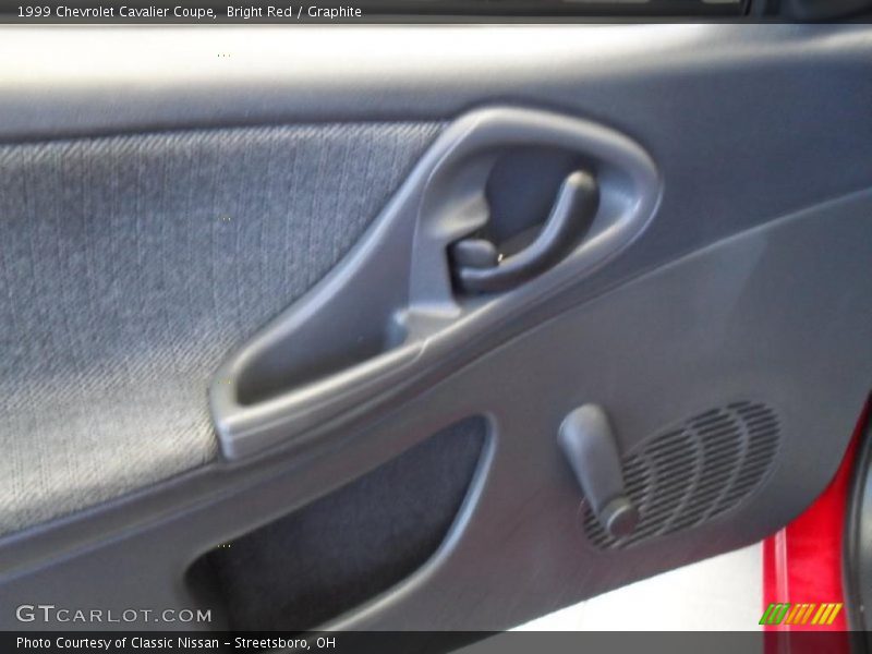 Bright Red / Graphite 1999 Chevrolet Cavalier Coupe