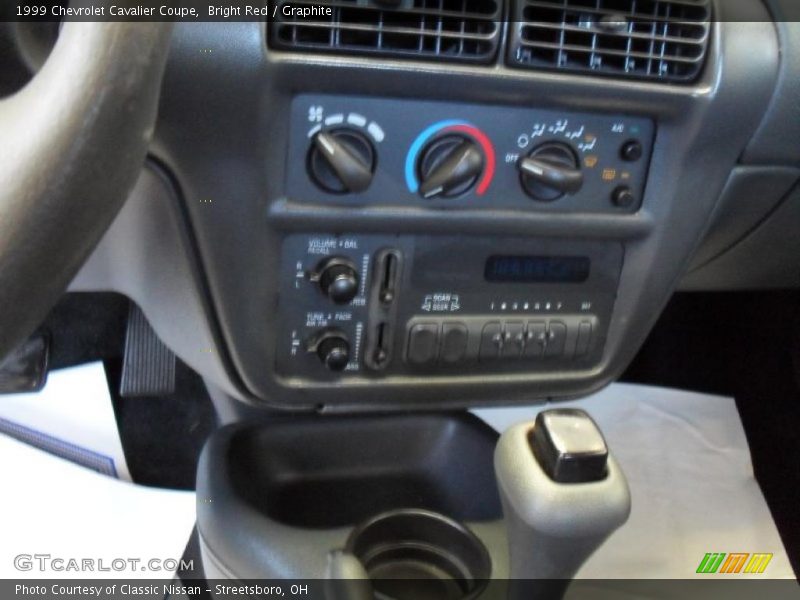 Bright Red / Graphite 1999 Chevrolet Cavalier Coupe