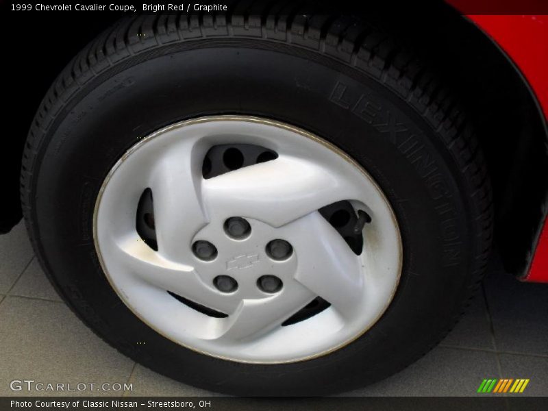 Bright Red / Graphite 1999 Chevrolet Cavalier Coupe