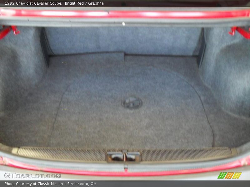 Bright Red / Graphite 1999 Chevrolet Cavalier Coupe