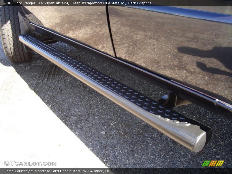 Deep Wedgewood Blue Metallic / Dark Graphite 2003 Ford Ranger FX4 SuperCab 4x4